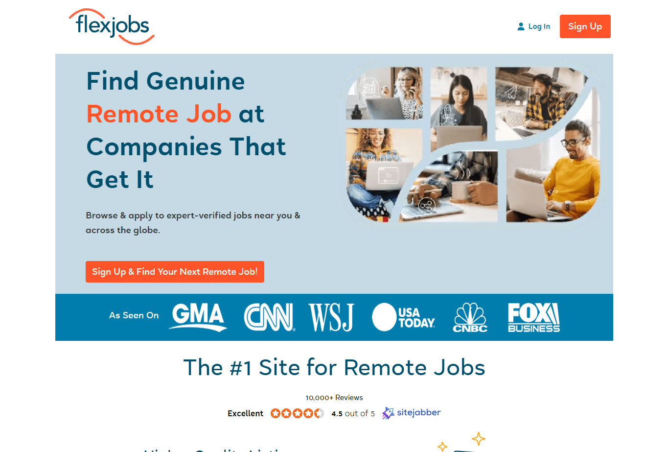 flexjobs.com screenshot